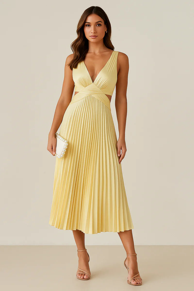 ROBIN - Elegante lange jurk