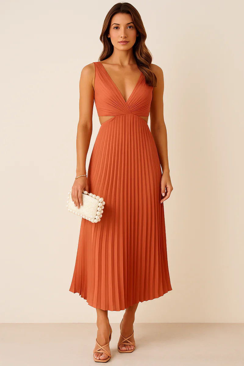 ROBIN - Elegante lange jurk