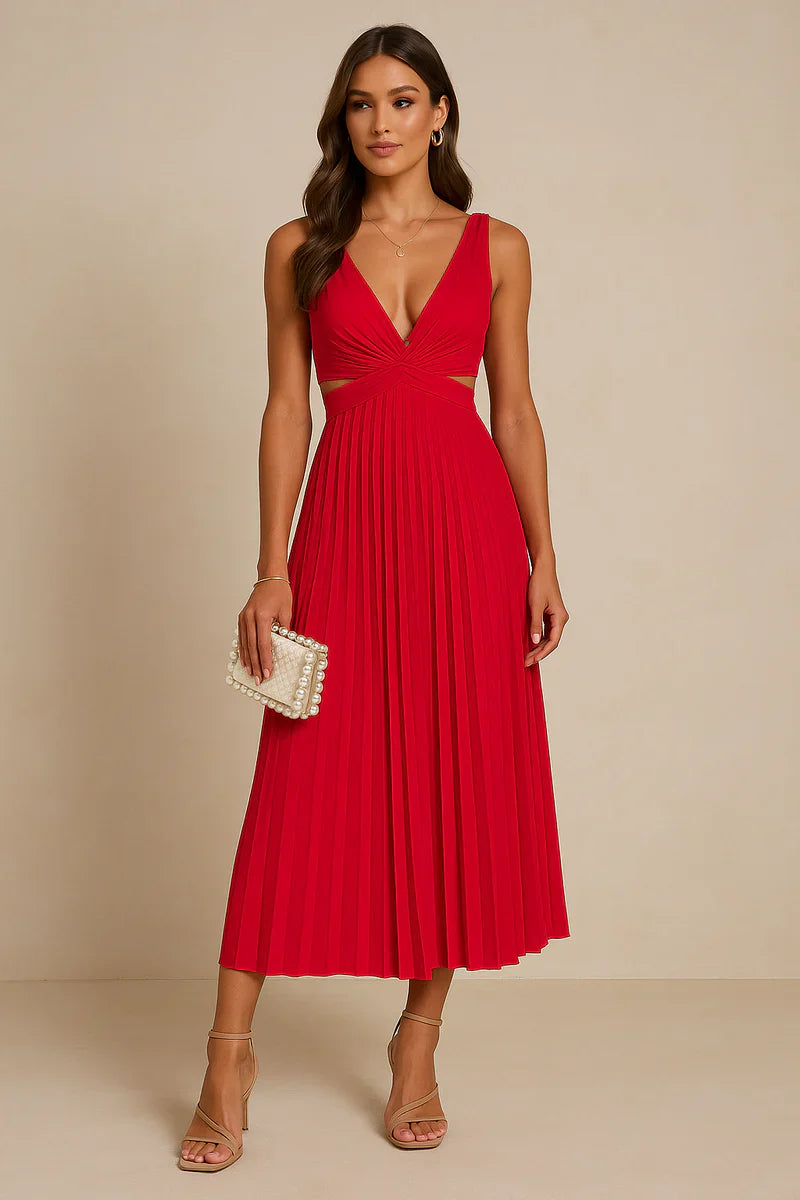 ROBIN - Elegante lange jurk