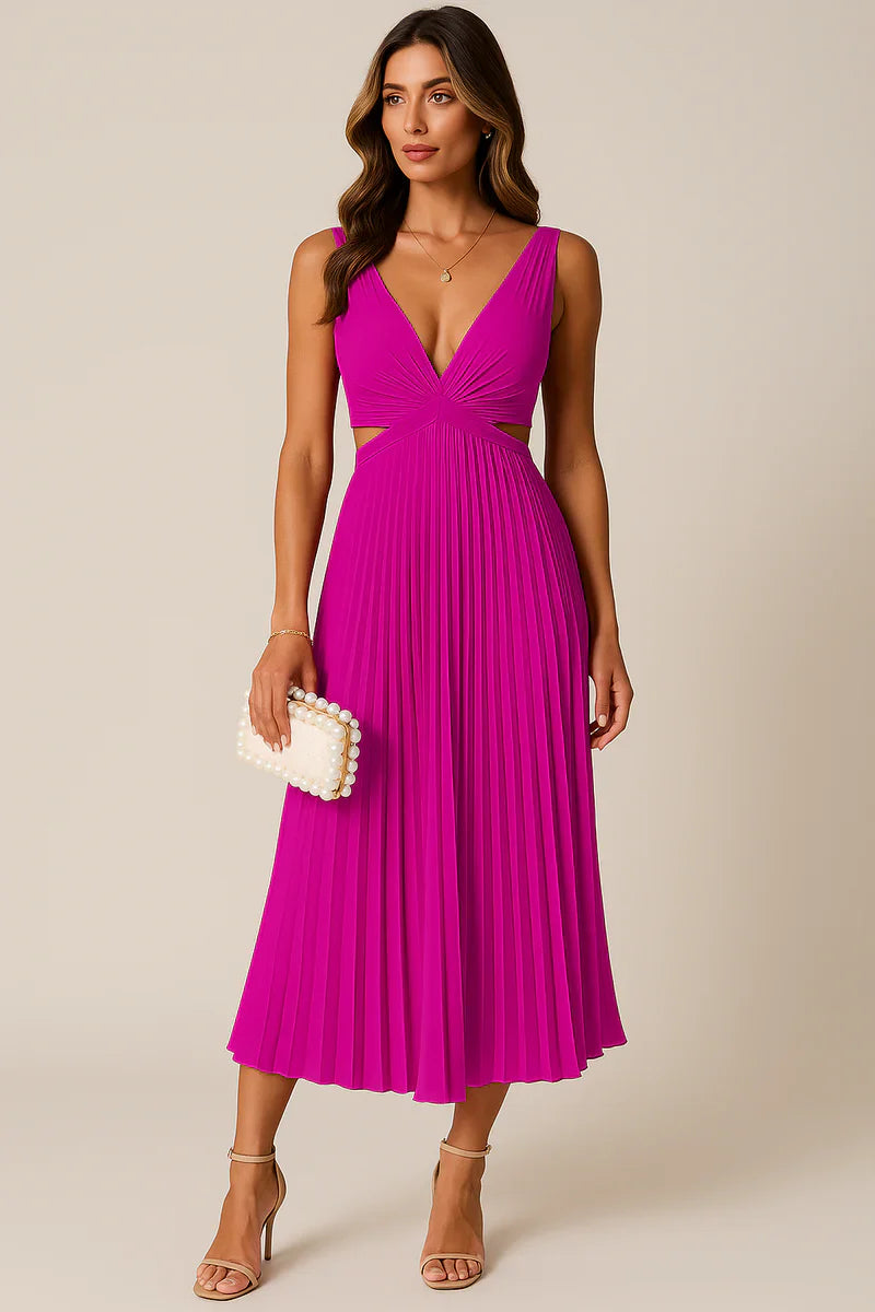 ROBIN - Elegante lange jurk