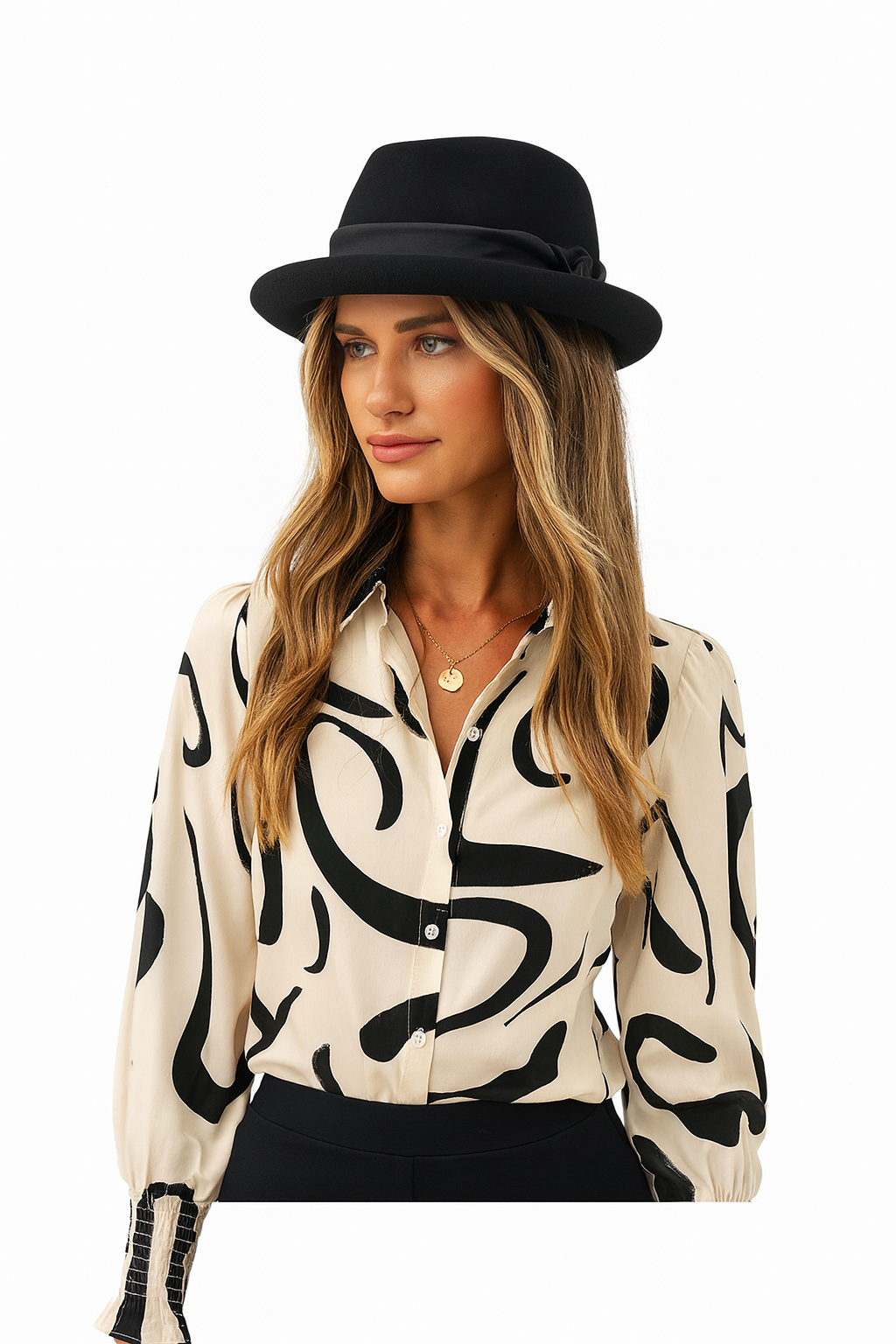 JALIS - Franse stijl Retro Emmer Hoed